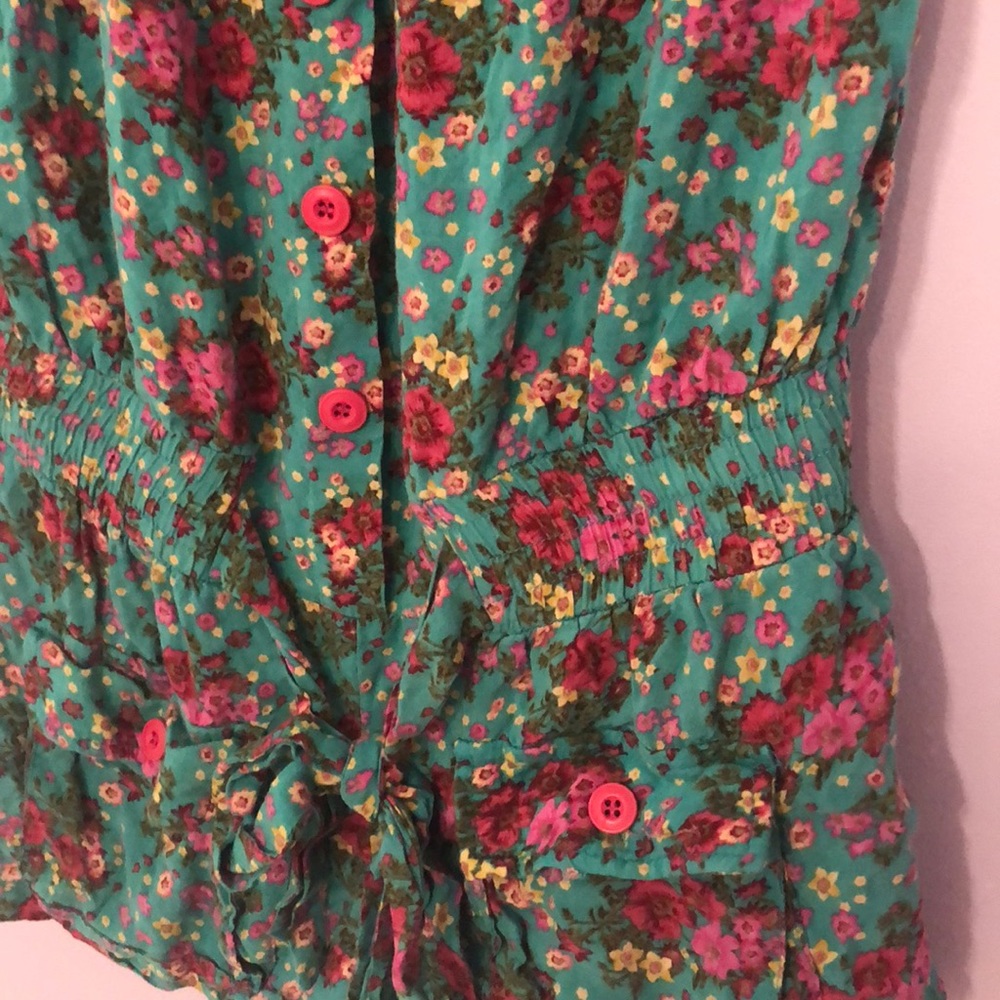 Flower patterned romper - Picture 3 of 4